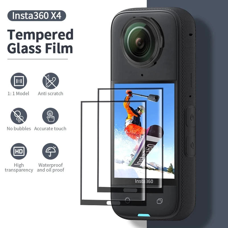 Description Picture 4 of itemScreen Glass Protective Film For Insta360 X4 Screen Protector Tempered Glass Film Protective For Insta 360 X4 Camera Accessores