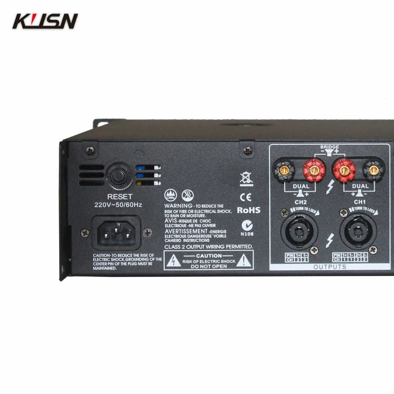 Description Picture 6 of item200Wx2 CLASS AB Professional Digital Amplifier 8 Ohm Stereo Power Factor Correction High-End Large Performances Bars Party