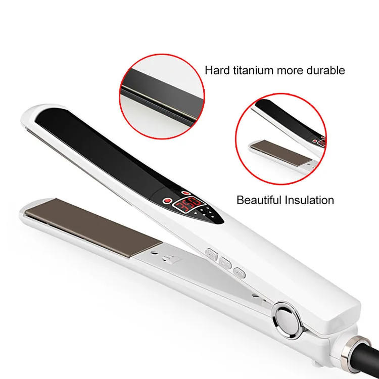 Description Picture 5 of itemCustom Label Flat Irons Wholesale Titanium Hair Straightener Innovative Product Flat Iron Straightening
