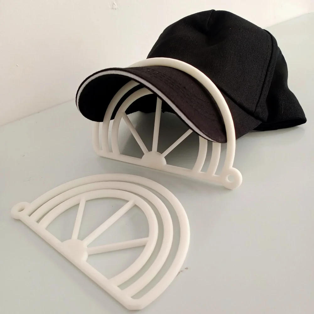 Description Picture 2 of item1-2PCS Hat Brim Bender Shaper Curving Tool No Steaming Required Baseball Cap Hata Edges Curving Band Stand Accessories Baseball