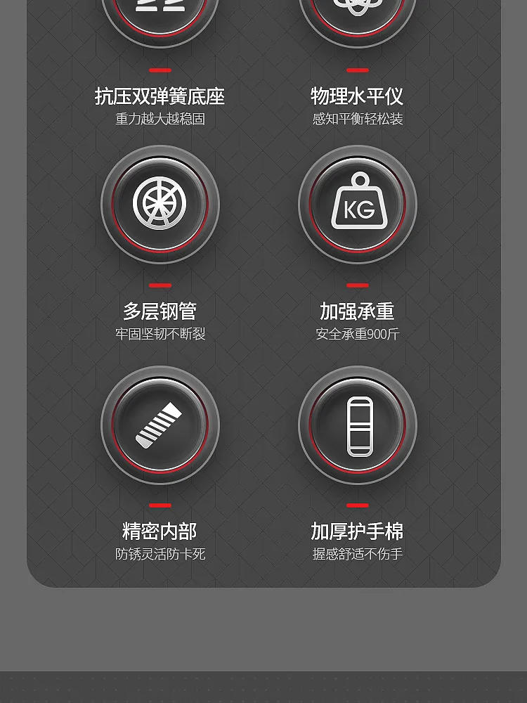 Description Picture 5 of item2024 New Anti Drop Indoor Horizontal Bar Home No Punching Wall-mounted Pull Up Bar Corridor Fitness Horizontal Bar