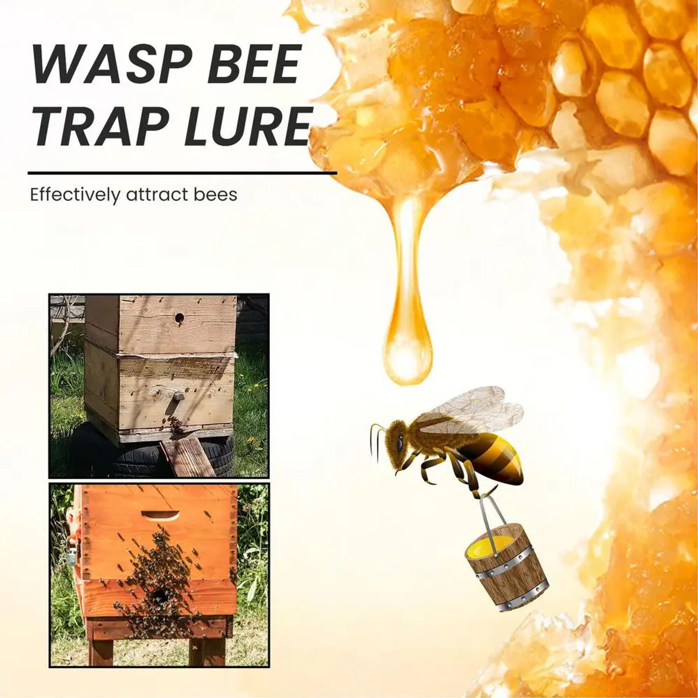 Description Picture 6 of item100ml Bee Attractant Spray Multipurpose Carpenter Attractant Lure Effective User-Friendly Bee Lure Bee Bait For Bee Lure Swarms