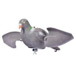 Outdoor Pigeons Motion Decoy Wind Decoy With Movable Wings For Garden Decor Animal Fake Bait For Hunting Pigeons