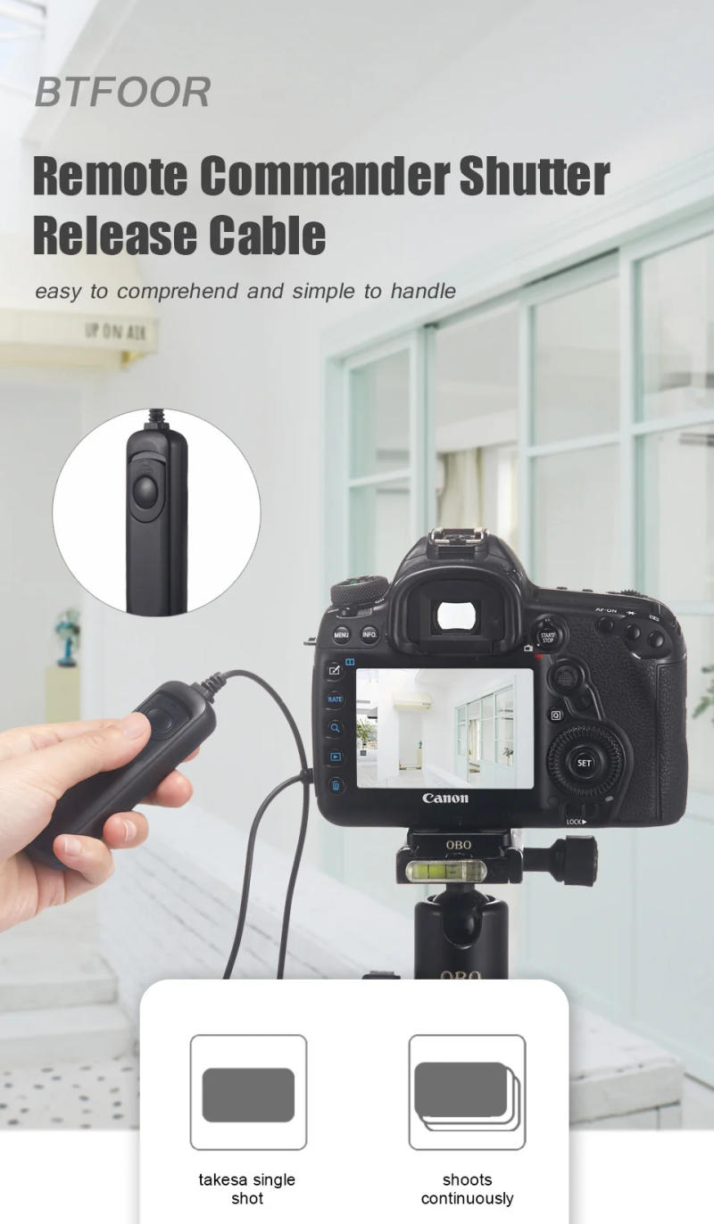 Description Picture 2 of itemCamera Dslr Wired Timer Remote Control Shutter Release DC0 DC2 E2 L1 N3 E3 S1 S2 UC1 Cable For Canon Nikon Sony FUJITSU Photo