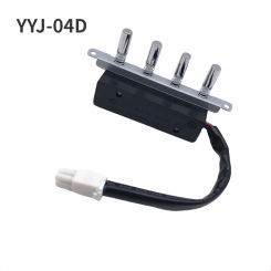 YYJ-04D for Midea range hood metal switch button 4-key CXW-200-DT101/DT103 Range Hood Accessories