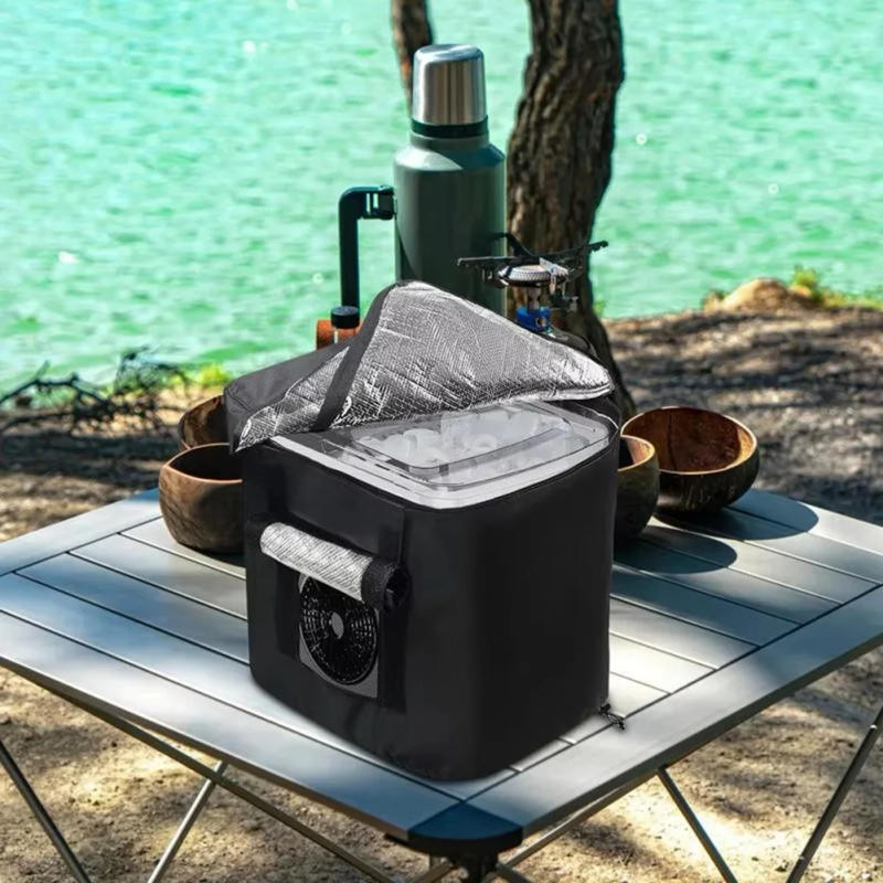 Description Picture 5 of itemEAS-Cover For Ice Maker Heat Shield Portable Waterproof Insulation Cover For Ice Maker Ice Cubes Maker Protective Cover