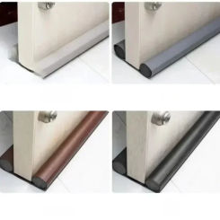 93cm Waterproof Seal Strip Draught Excluder Stopper Door Bottom Guard Double Silicone Rubber Seal Dustproof Soundproof