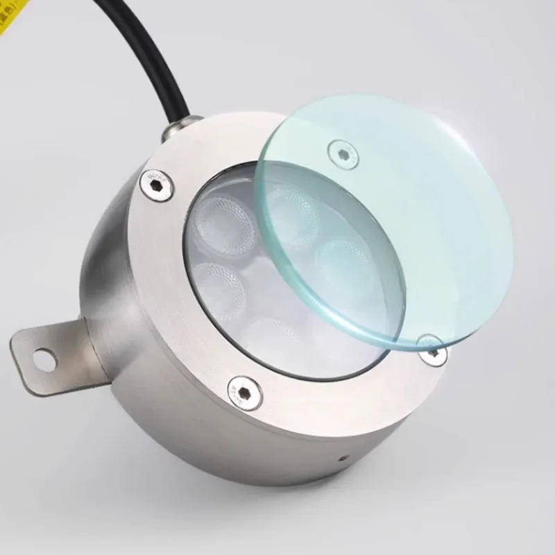 Description Picture 5 of itemFashion Design 304 Stainless Steel Round Shape Surface Mounted LED Underwater Light