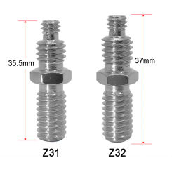 1/4 to 3/8 Inch Screw Ballhead Monopod Bottom Axis Conversion Screw Photography Accessories Camera Mount Adapter For Dslr Tripod