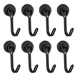 Multi-Purpose Heavy Duty Magnetic Hook Strong Neodymium Magnets Hooks Key Holder Hanger Home Organization And Storage For home