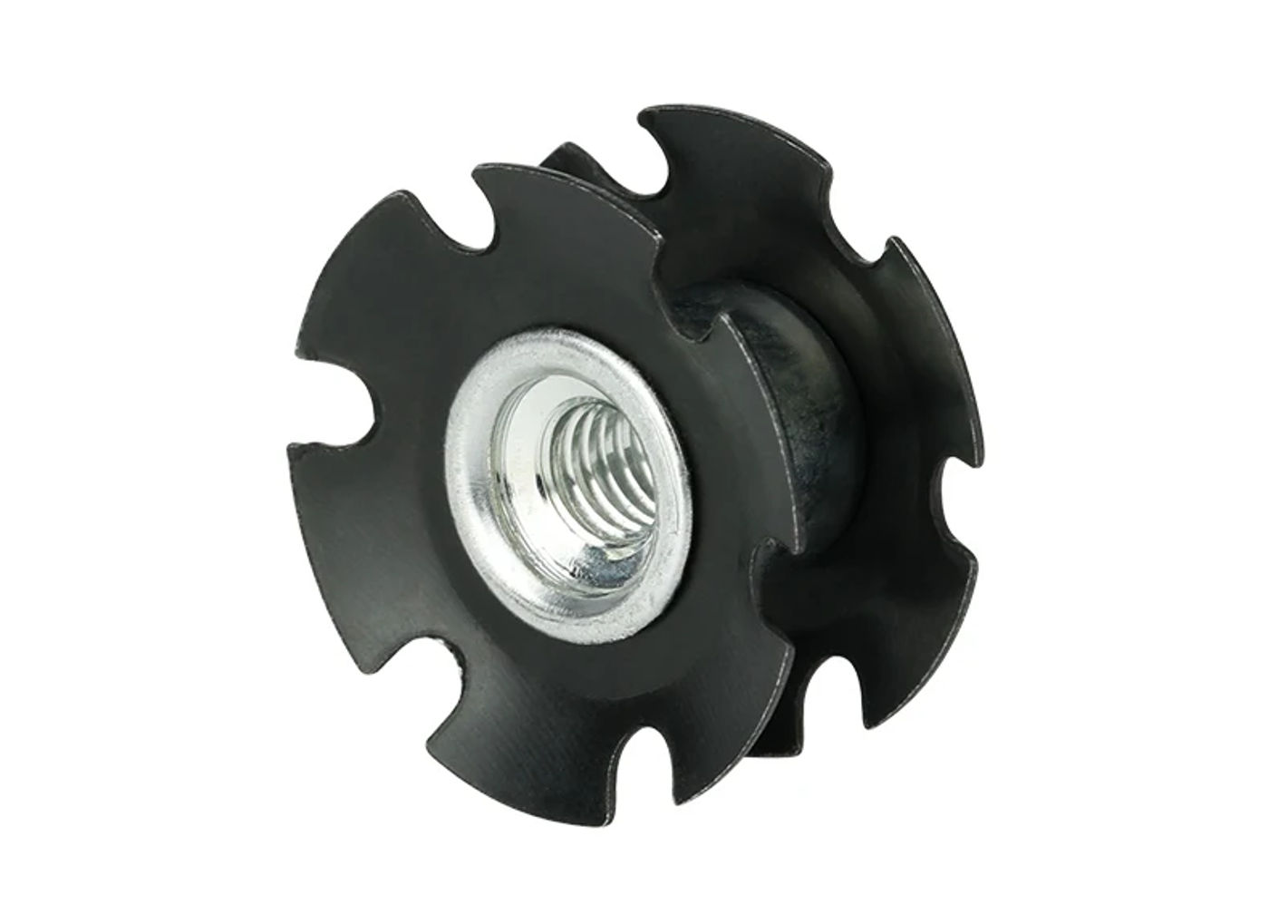 Description Picture 5 of itemBicycle Star Flanged Nut 1 1/8" 28.6mm Steerer Anchor Threadless Headset Smash In Inserts Bowl Top Cap Suspension Plug