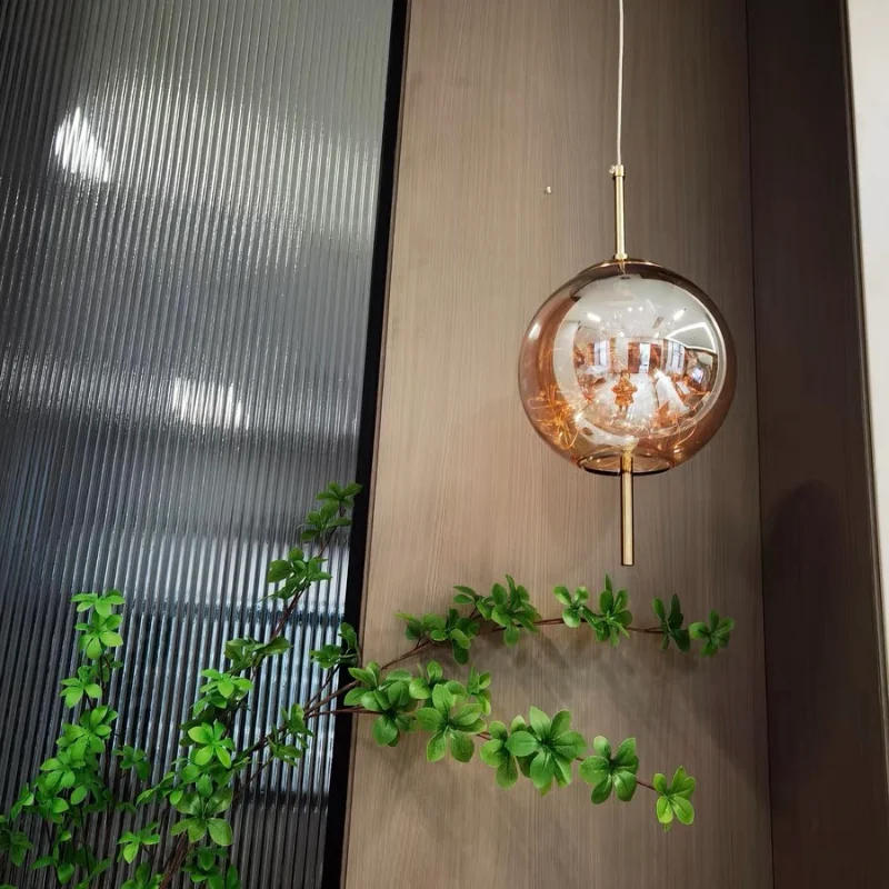 Description Picture 5 of itemLed Star Pendant Light Glass Hanging Lamp Bedroom Bedside Kitchen Restaurant Island Ceiling Chandeliers Modern Luminaire Home