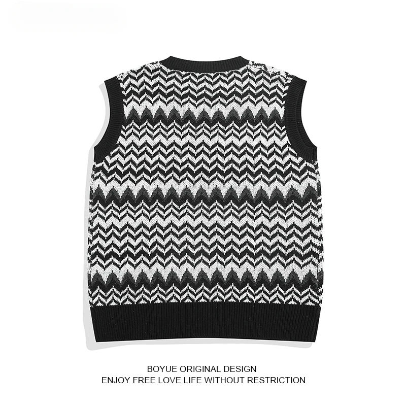 2023 Sweater Vest Men Thicken