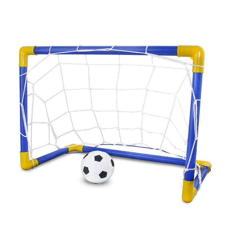 Description Picture 2 of itemIndoor Mini Folding Soccer Goal Post Net Set Pump Inflatable Kids Sport Toys For Indoor Outdoor Team Sports Soccer Accessories