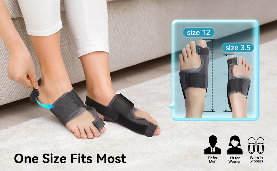 Description Picture 5 of itemTech Love Hallux Valgus Corrector Toe Straightener Best for Toe Alignment and Bunion Pain Relief Foot Care Tools