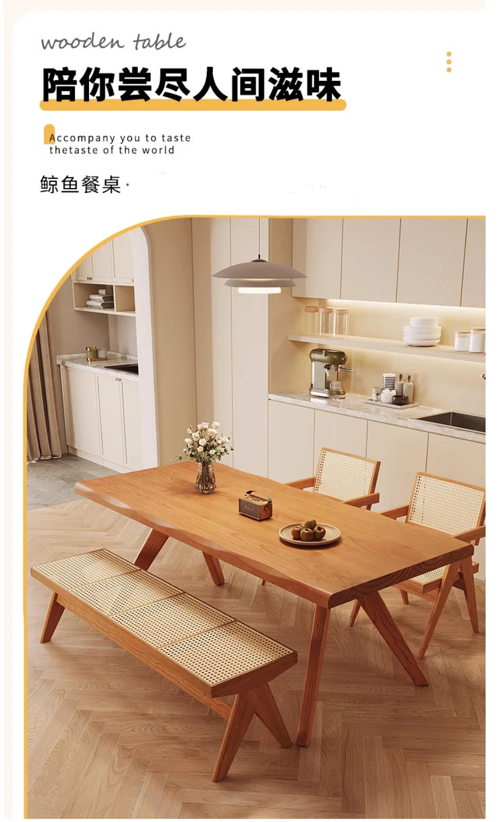 Description Picture 2 of itemNordic Coffee Dining Tables Wooden Office Dinette Wooden Dining Tables Kitchen Living Room Home Furniture Table Basse LLDT