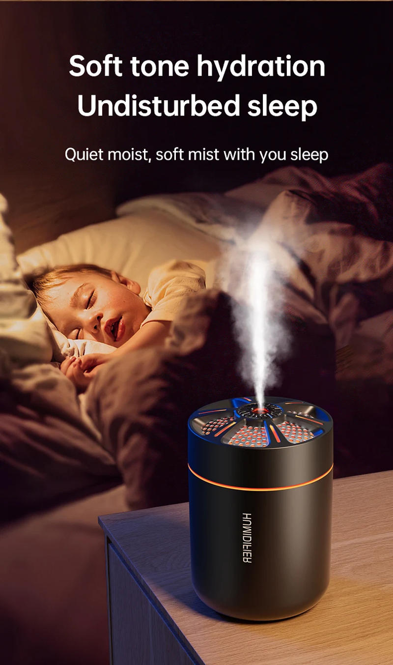 Description Picture 5 of item180ML mini air humidifier aromatherapy diffuser essential oil aromatherapy spray household bedroom car mounted mute humidifier