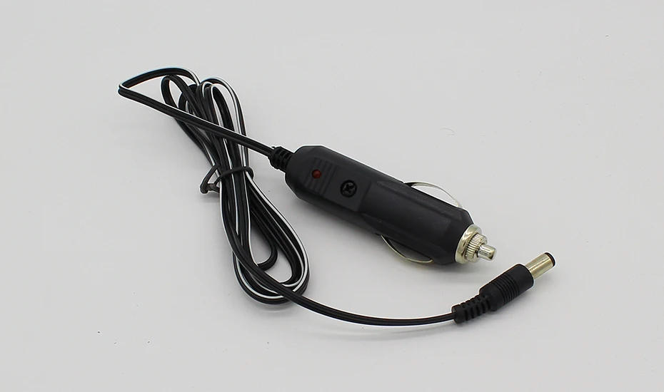 Description Picture 2 of itemCar Cigarette Lighter 5.5*2.1mm Plug Cigar Power Connector Fused With Light LED With 1.5m Wire Cable End Caps