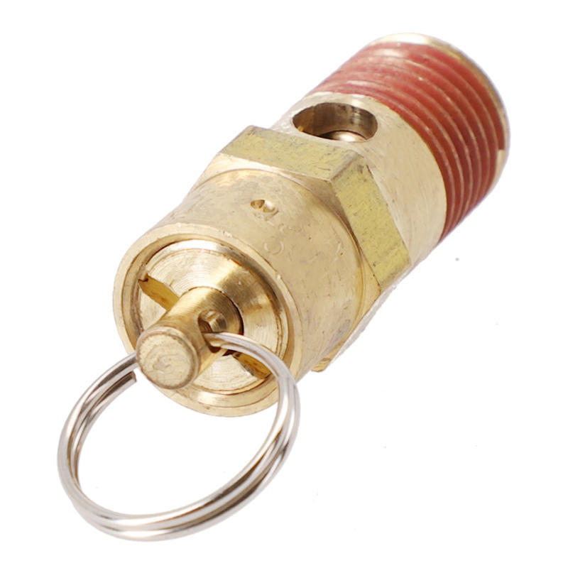 Description Picture 6 of item1pc Air Compressor Safety Relief Valve 1/4" Male NPT Threaded Inlet Connection 125PSI-270PSI Pressure Valve Safety Valve