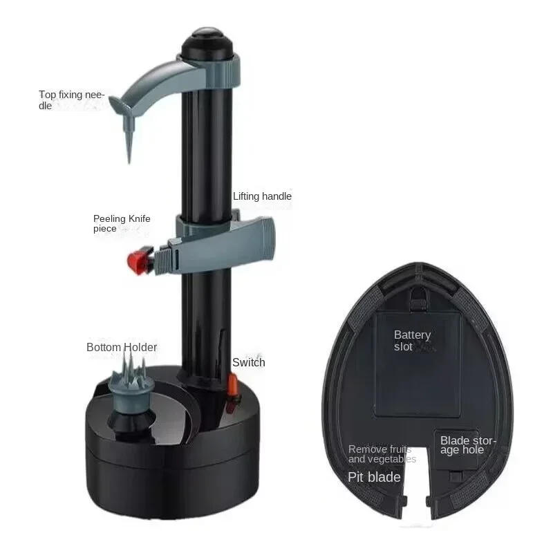 Description Picture 4 of item220V Electric Peeler for Fruits and Vegetables with Multi-Functional Blade and Portable Design