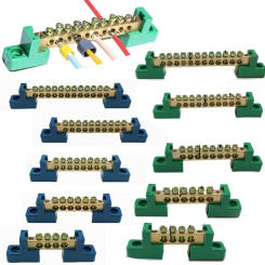 Copper Screw Terminal Block Distribution Box Connection Copper Terminal Blocks Wiring Terminal Practical Electrical Supplies