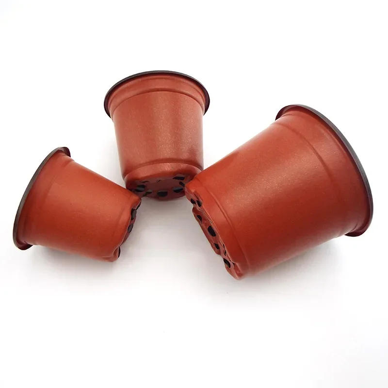 Description Picture 5 of itemFlowerpot Plastic Grow Box Fall Resistant Tray For Home Garden Plants Nursery Cup Transplant Flower Plant Pots D4