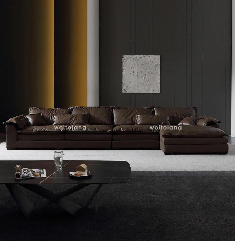 Description Picture 6 of itemSailing Boat Super Wide Large Sitting Deep Sand Hair Full Silicone Leather Minimalist down