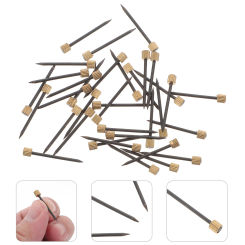 50 Pcs Copper Head Nail Hanger Prefabricated Wardrobe Picture Hangers Frame Kit Kits Photo