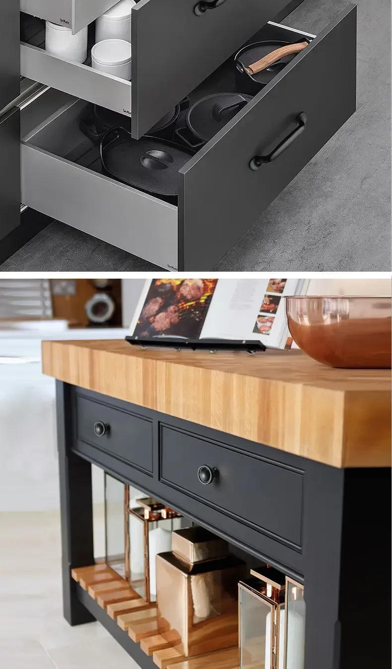 Description Picture 4 of itemBlack Kitchen Handle Zinc Alloy Cabinet Knobs  Stylish Drawer Knobs Pulls Furniture Handle Cabinet Door Hardware