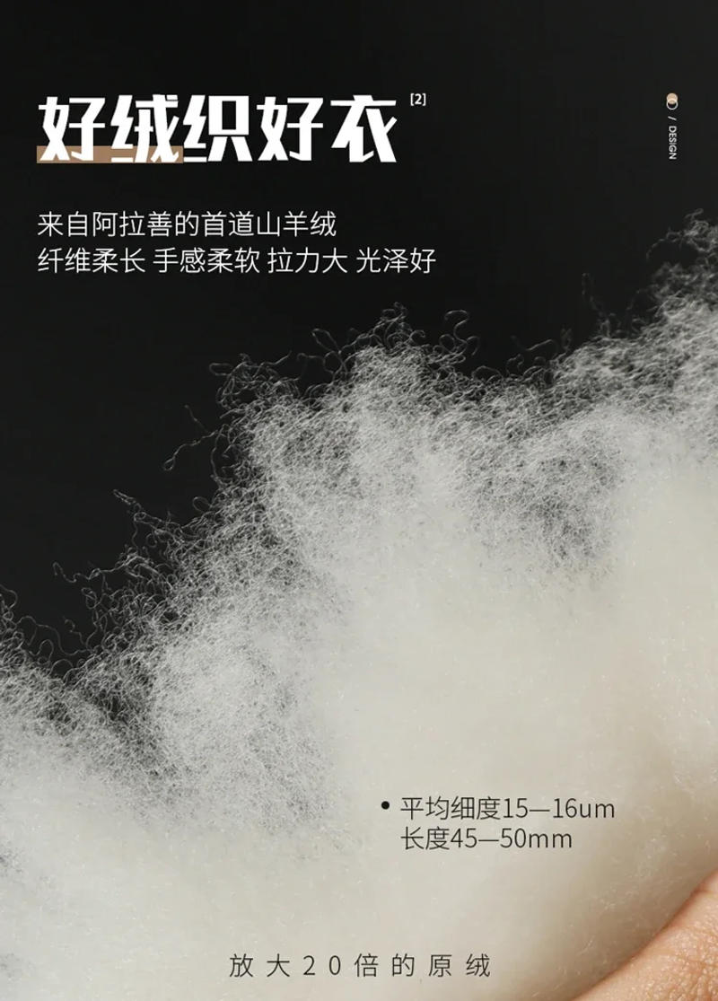 Description Picture 3 of itemHigh-end Green Fruit Collar 100% Pure Cashmere Sweater For Men's Clothing V-Neck Loose Fitting and Thickened Knit Shirt