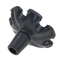 Self Standing Skid Resistant Rubber Stick Foot  Cane  Crutches 3/