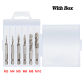 6Pcs Silver Long Set