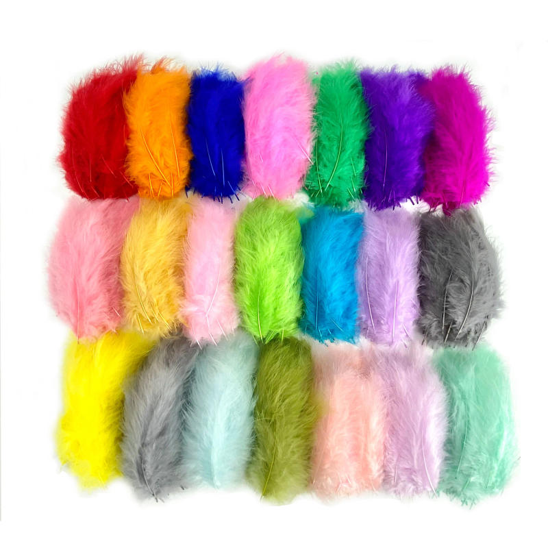 Description Picture 3 of itemWholesale Colorful Turkey Feathers White And Black Feathers 10-15Cm DIY Jewelry Costume Sewing Craft Accessories Plumas Deco