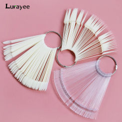 80/50/20pcs Nail Display Sticks Nail Swatch False Nail Tips Nail Gel Polish Practice Clear Display Board for Nail Art Tools