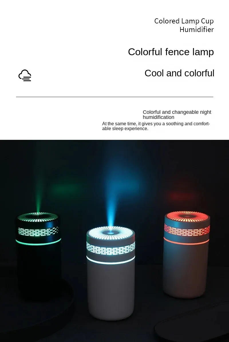 Description Picture 5 of itemCar Humidifier Mini Seven-Color Aroma Humidifier Car Air Purifier Small Atomizer Household Bedroom Water Supply