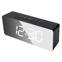 Digital Alarm Clock LED Electronic Desktop Clock with Temperature for Bedroom Home Office Teens Kids