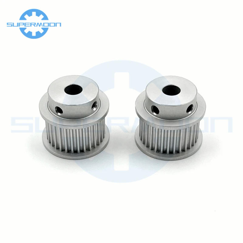 Description Picture 6 of itemHTD 3M 24 Teeth Timing Pulley Bore 4/5/6/6.35/7/8/10/12/12.7mm For Belt Width 6-15mm Aluminum Alloy Transmission Gear Pulley