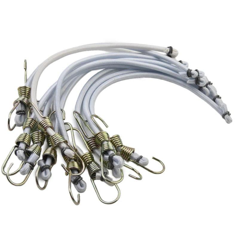 Description Picture 3 of item10pcs/Pcak 30cm Heavy Duty Elastic Stretch Cord Bungee Cords For Tent Car Luggage Kayak Boat Canoe Bikes Camping Accessories