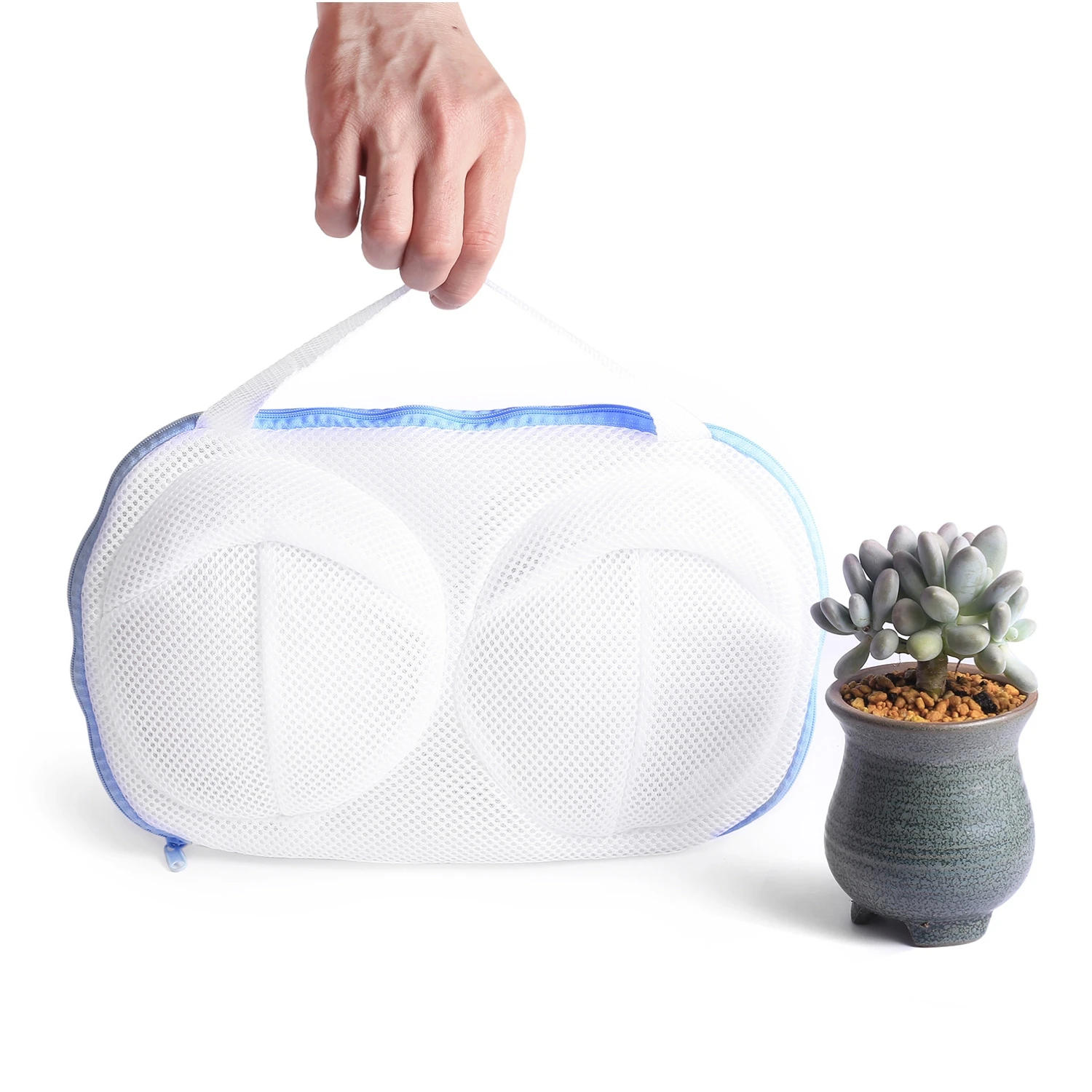 Description Picture 6 of itemAnti-deformation Bra Mesh Bag Machine-wash Special Polyester Bags Laundry Brassiere Bag Cleaning Underwear Sports Sports Br