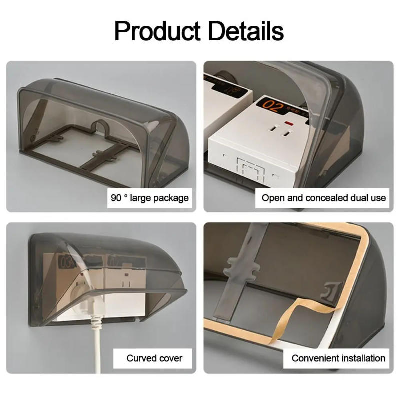 Description Picture 5 of itemOutdoor Socket Waterproof Box Electric Plug Cover Rainproof Cover for Charging Pile Socket Switch Protection Cover Supplies