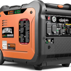 Portable Generator 6000W Super Quiet Dual Fuel Portable Engine with Remote Electric Start Ultra Lightweight for Backup Home Use