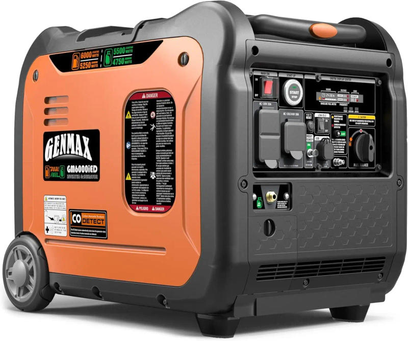 Description Picture 2 of itemPortable Generator 6000W Super Quiet Dual Fuel Portable Engine with Remote Electric Start Ultra Lightweight for Backup Home Use