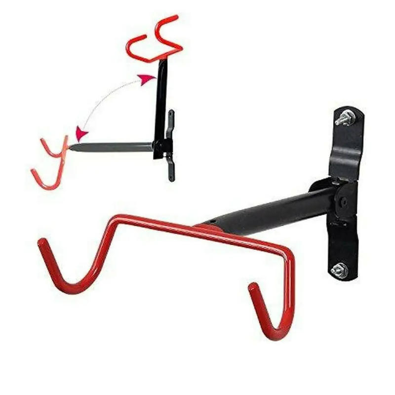 Description Picture 2 of itemFolding Bike Wall Mount Hanger Hook Storage Rack Space-Saving Bracket