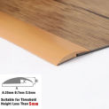 PVC Self-adhesive Protective Floor Mat Flat Button Strip Strips Fit 3~10mm Flooring Threshold Seam Edge Trim Home Decoration