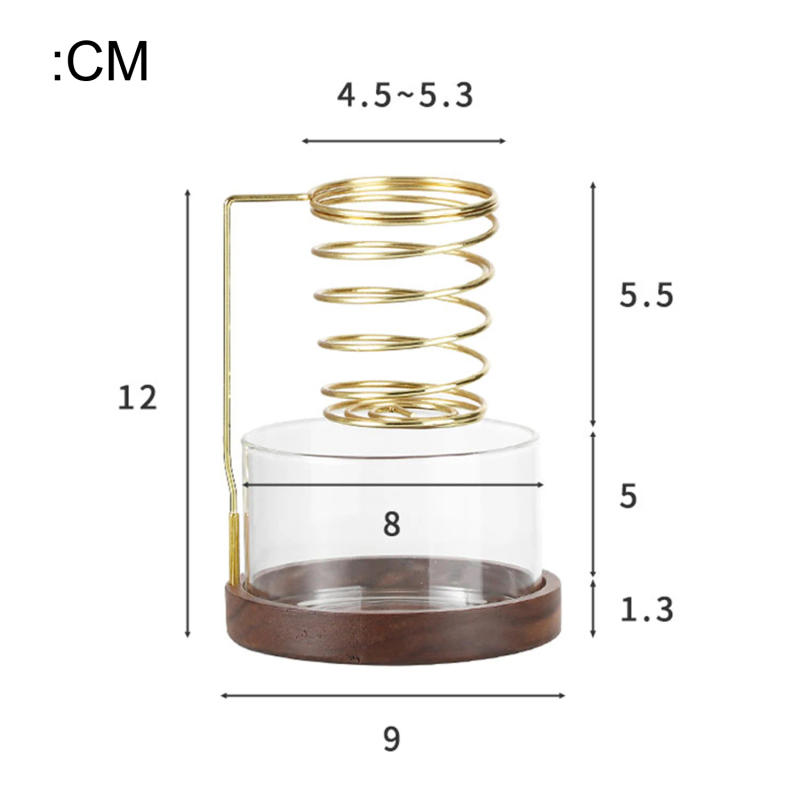 Description Picture 2 of itemMetal Sage Holder Burner Palo Santo Holder with Glass Ash Catcher Tray Incense Holder for Meditation Yoga Spa