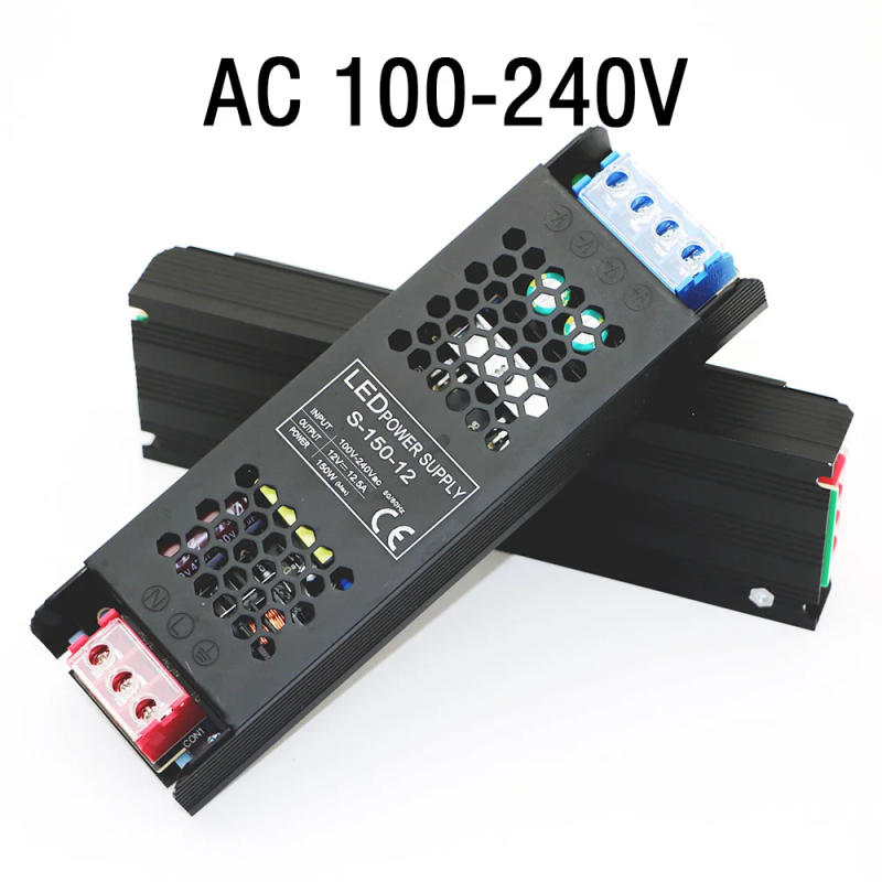 Description Picture 2 of itemConstant Voltage Power Supply 48W 60W 100W 150W 200W 300W 400W Thin Driver For LED Strips DC 12V / 24V Lighting Transformers