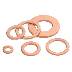 50 PCS 1mm Thickness M2.5 3 4 5 6 7 8 9 10 11 12 13 14-20 Copper Washer Solid Gasket Sump Plug Oil Seal For Boat