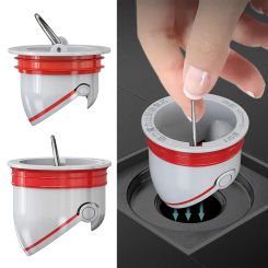 Bathroom Accessories One Way Valve Insect Prevention Shower Drainer Sewer Strainer Plug Drain Cover Anti Odor Floor Drain