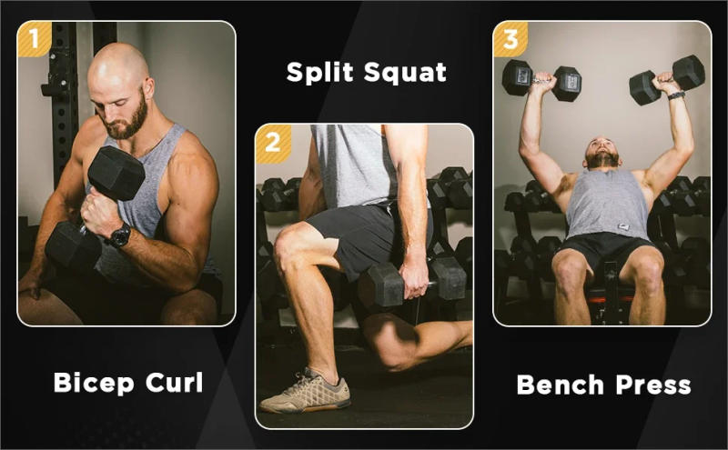 Description Picture 4 of itemAQPAPABABE Dumbbell Set 60 lb,100 lb,150 lb,170 lb,210 lb,230 lb Dumbbells with Rack for Home Gym Strength Training and Fitness