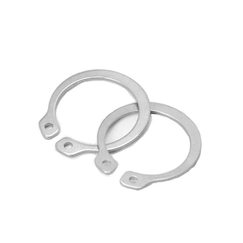 Description Picture 4 of itemM6 M8 M9 M10 M12 M13-M40 304 Stainless Steel C Type External Circlip for Bearing Shaft Retaining Clip Snap Ring Washer GB894.1
